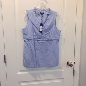 NWT Talbots size 6.  Blue and white stripe.